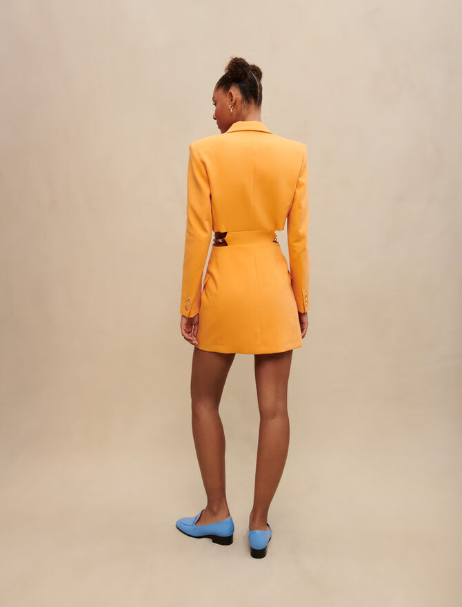 Vestido de traje calado