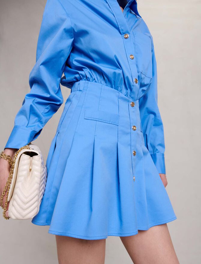 Vestido de camisa corto