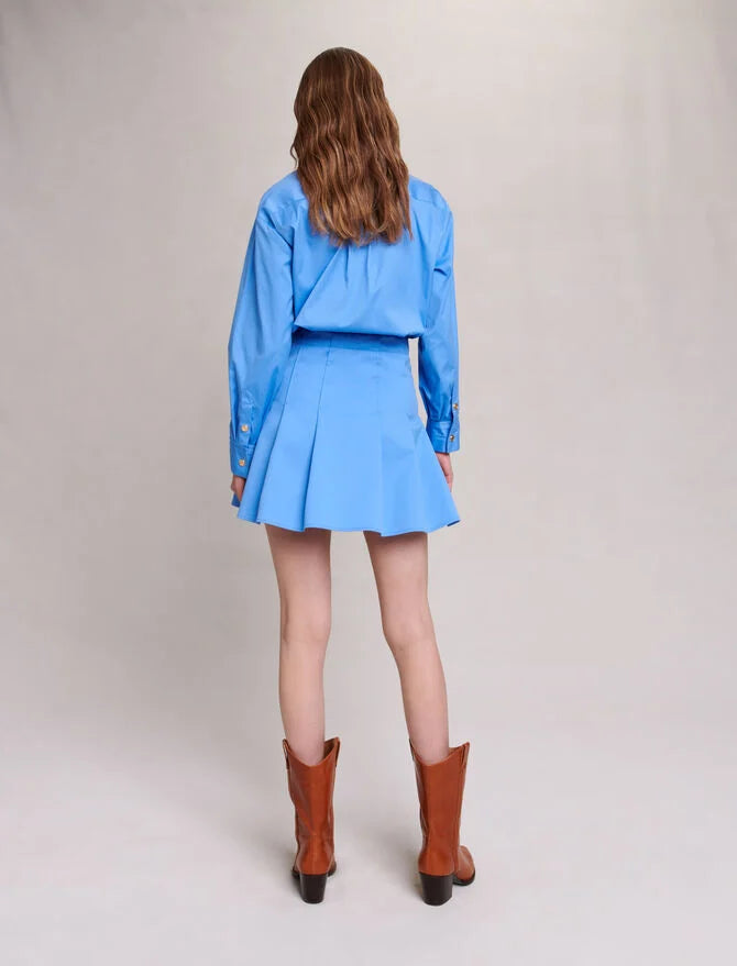 Vestido de camisa corto