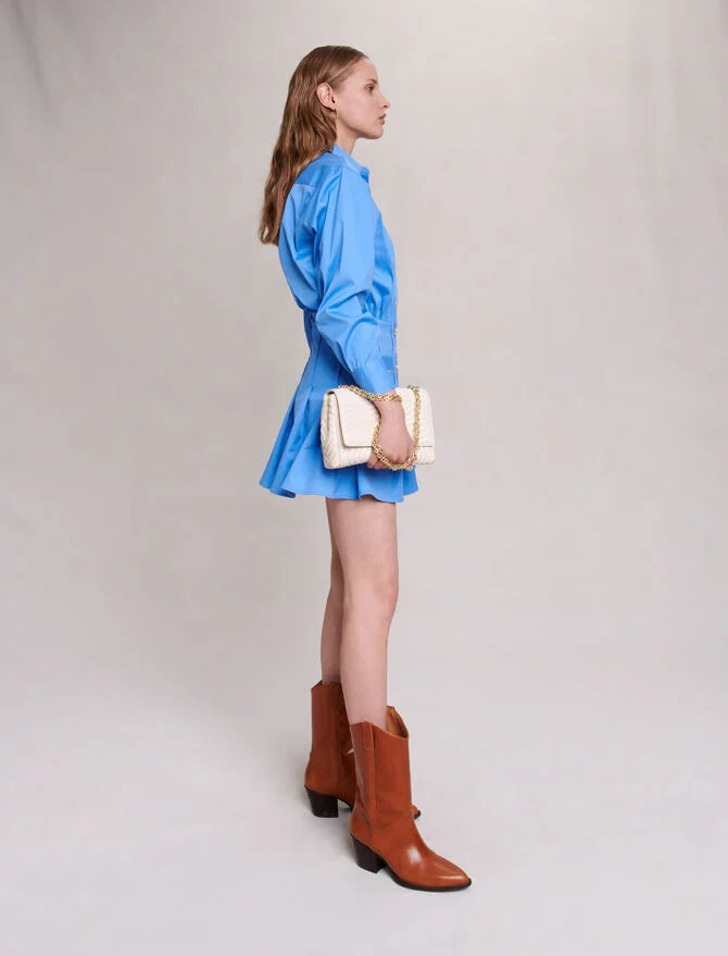 Vestido de camisa corto