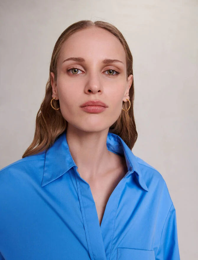 Vestido de camisa corto
