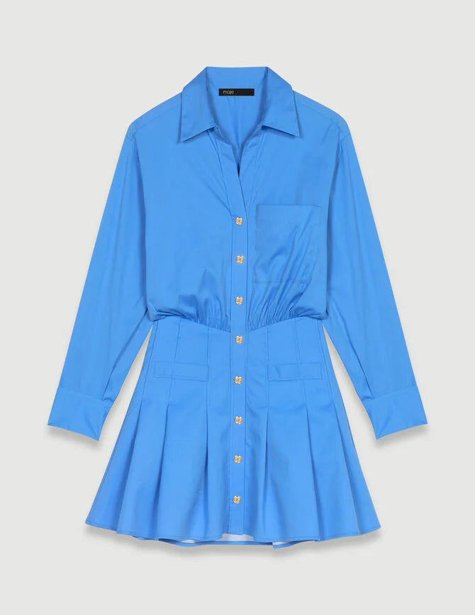 Vestido de camisa corto