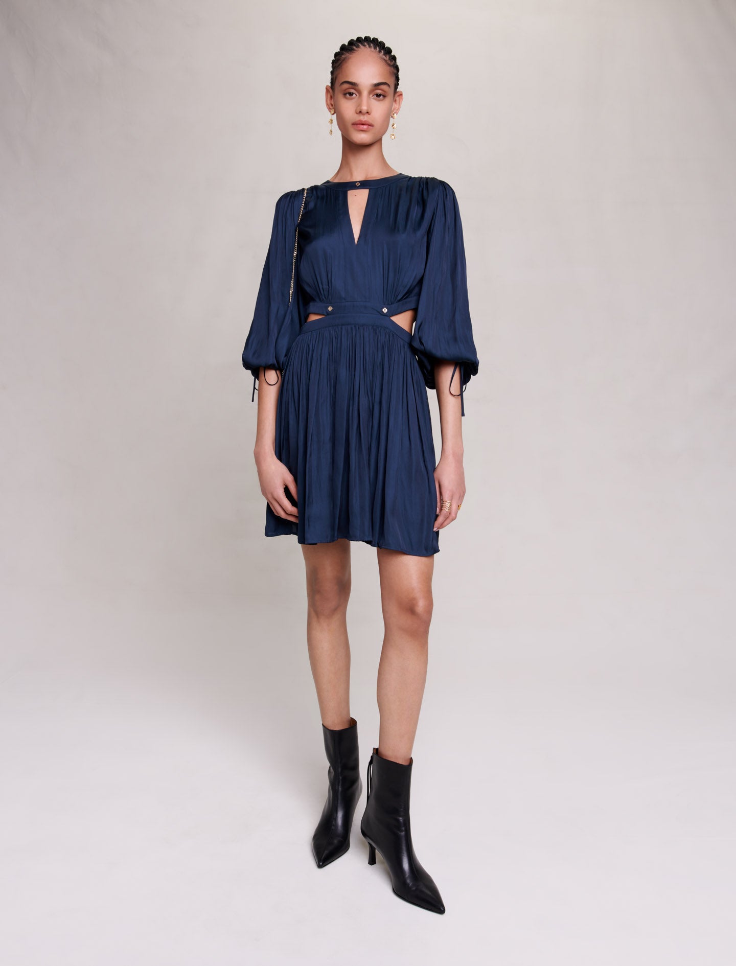 Vestido Risor Azul Marino Maje