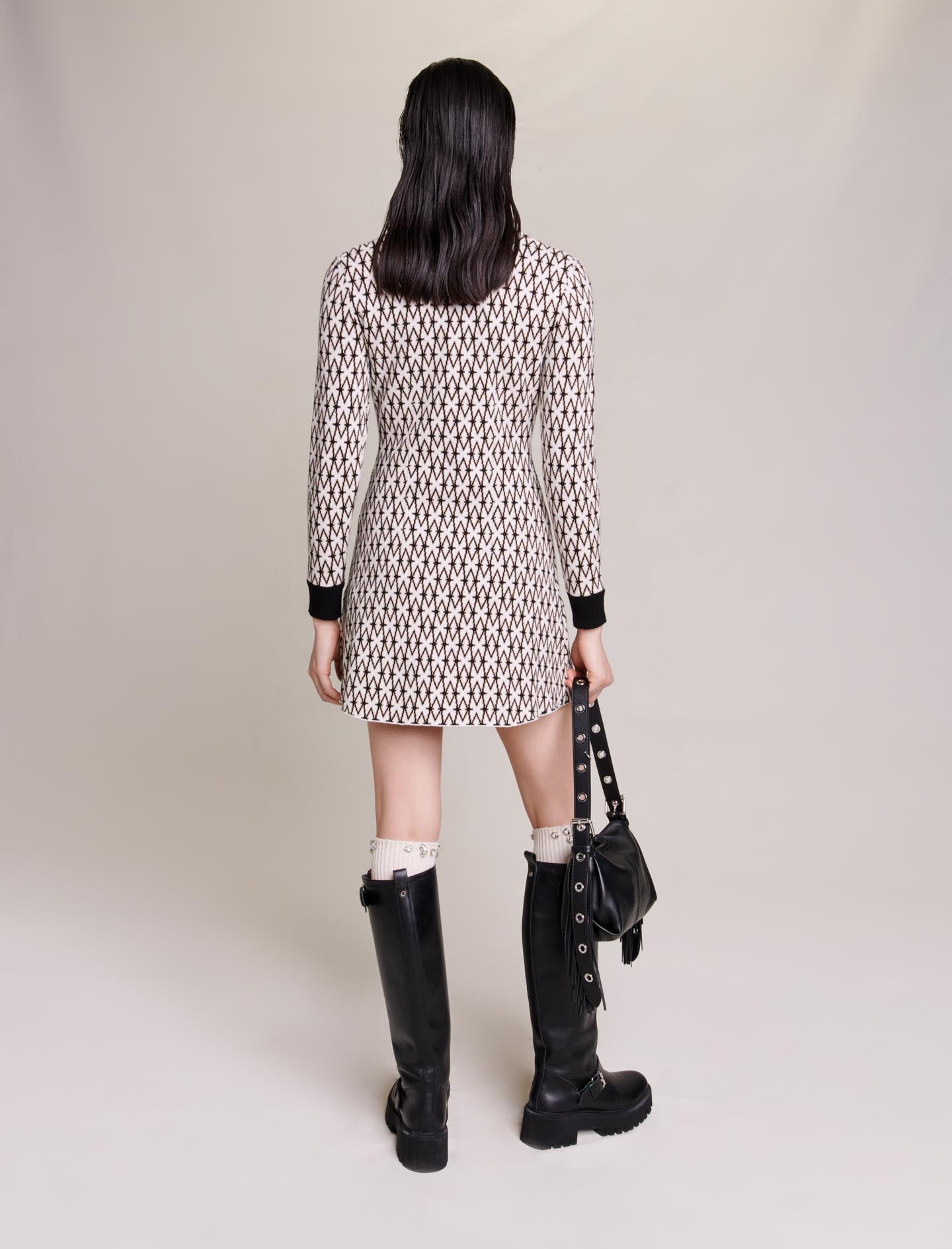 Vestido corto estampado