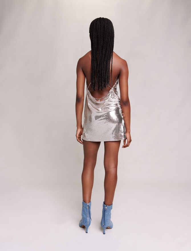 Vestido corto brillante
