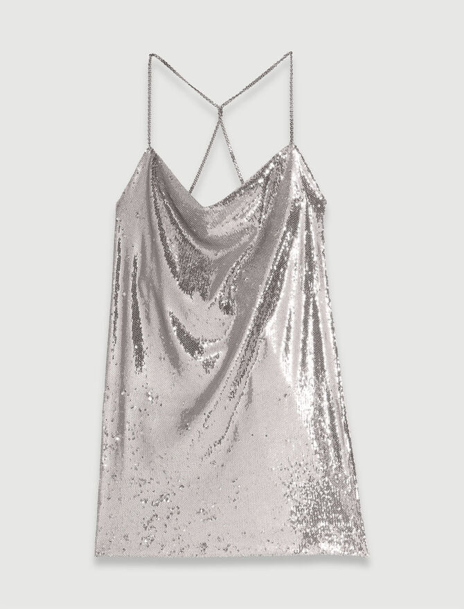 Vestido corto brillante