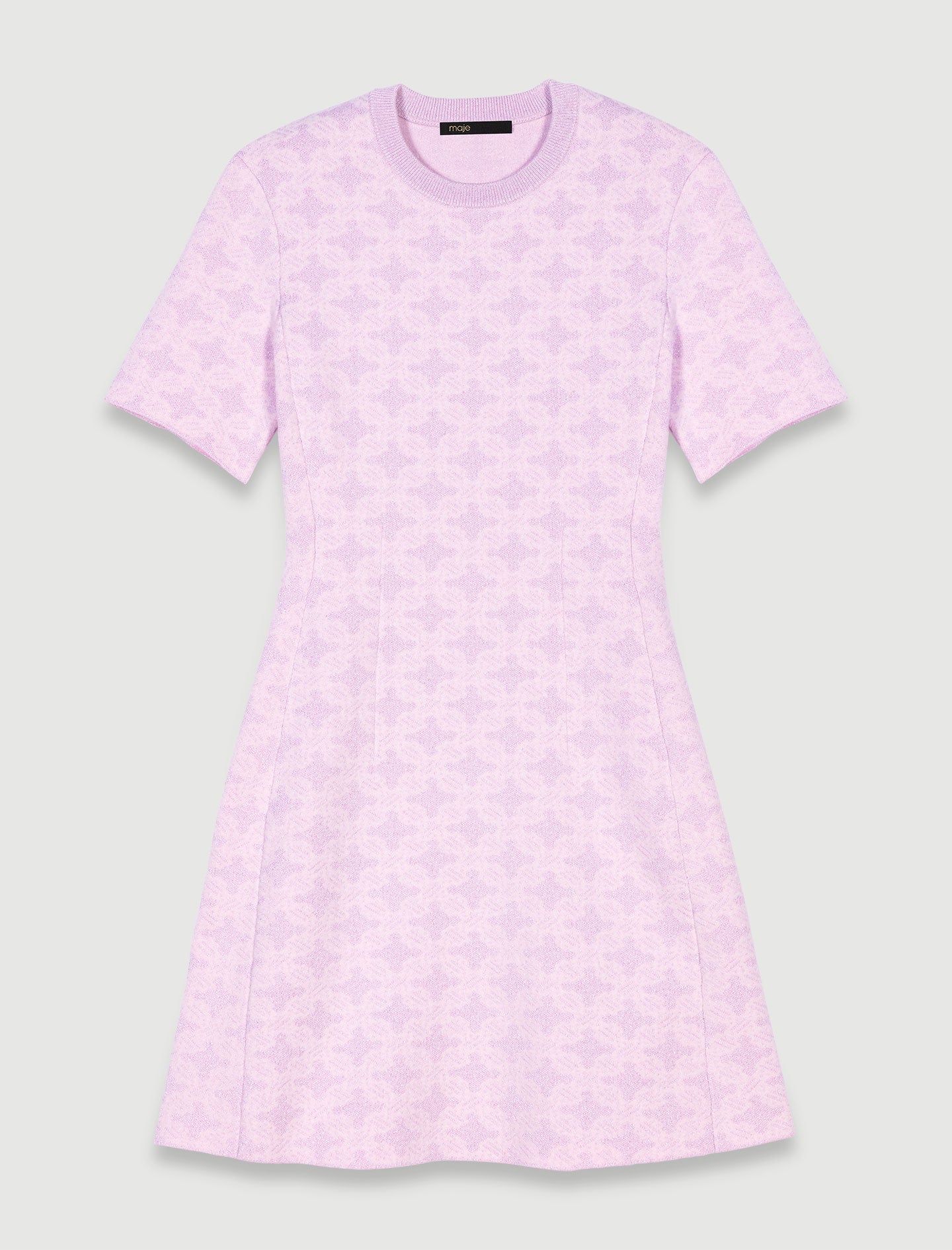 Vestido corto de punto