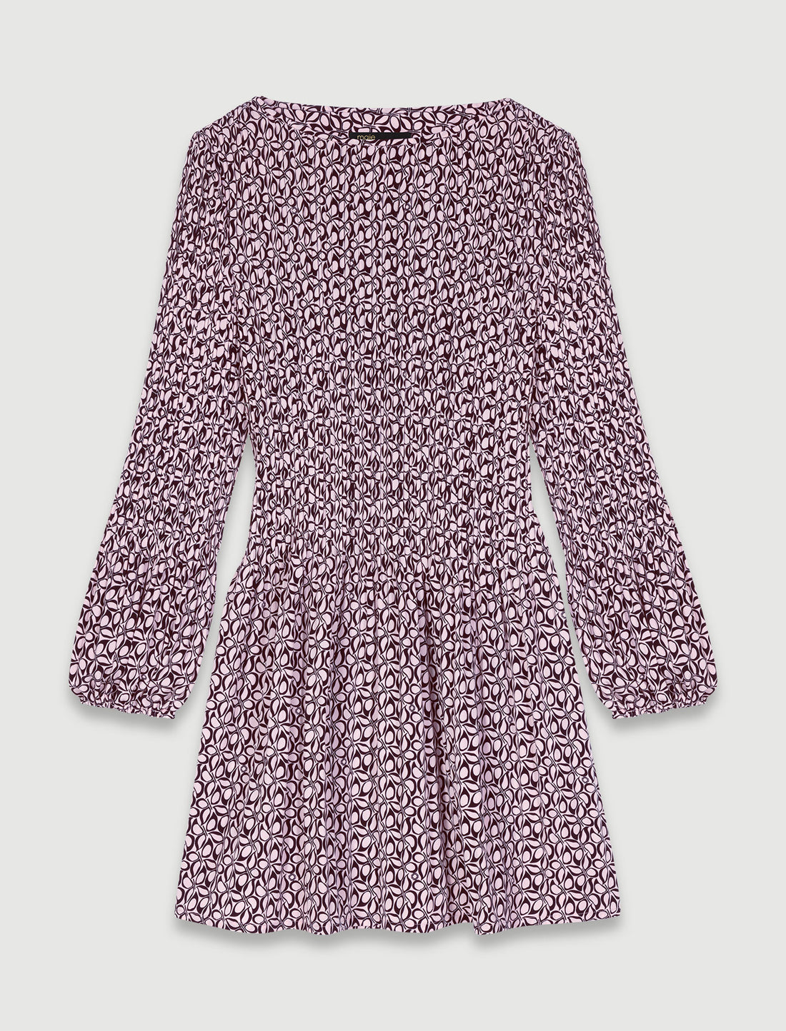 Vestido corto con estampado