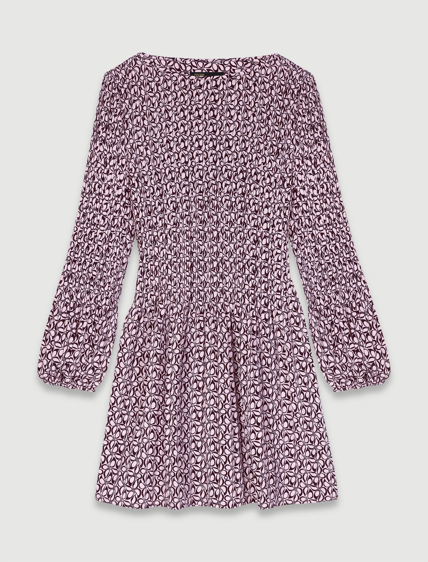 Vestido corto con estampado