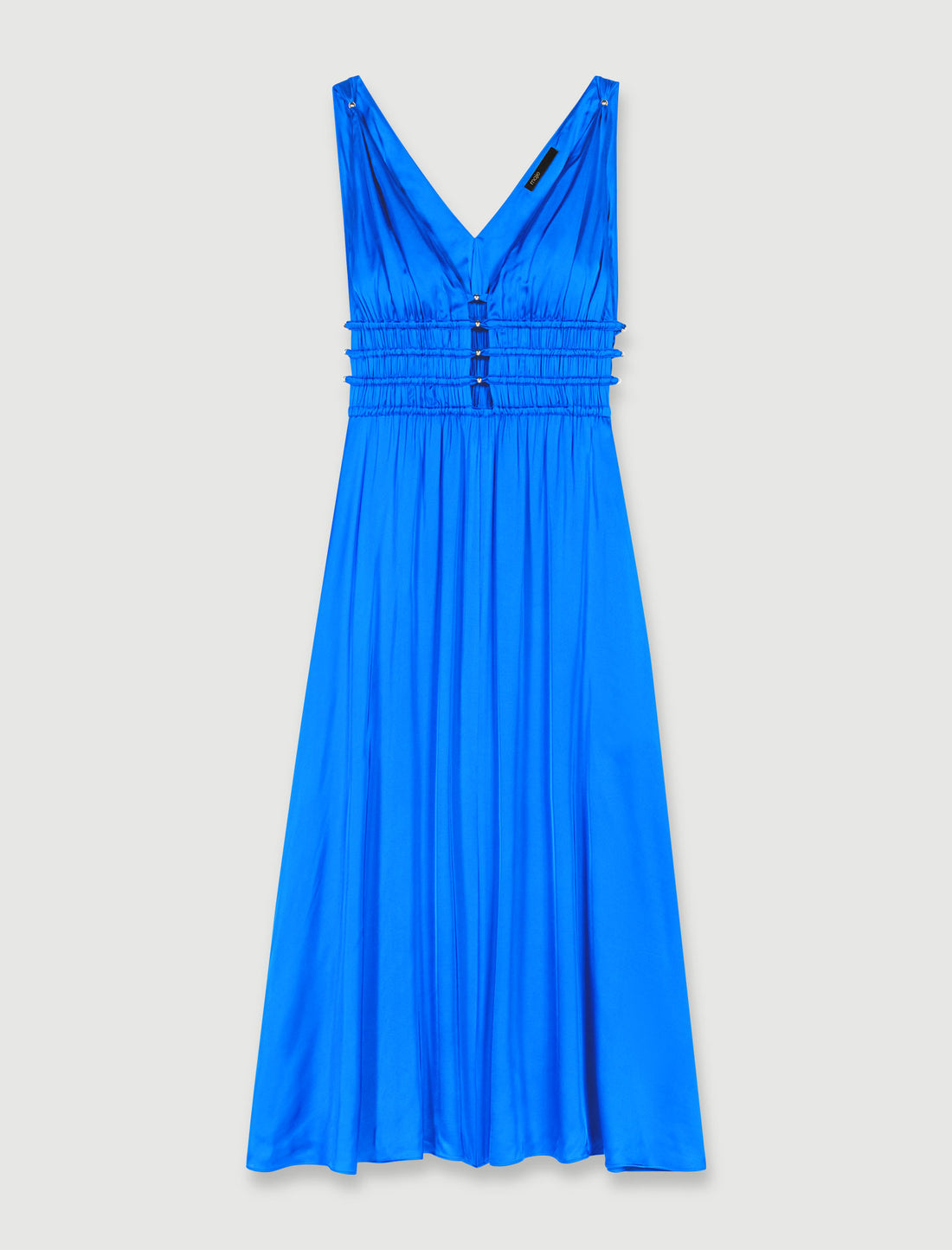 Vestido largo calado