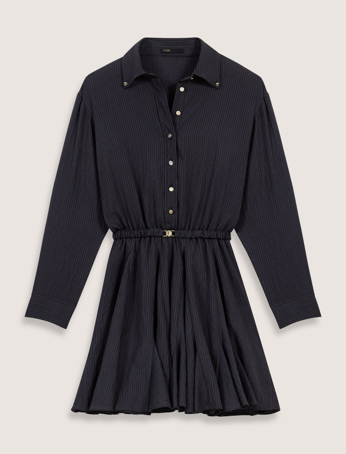 Vestido corto de crepé