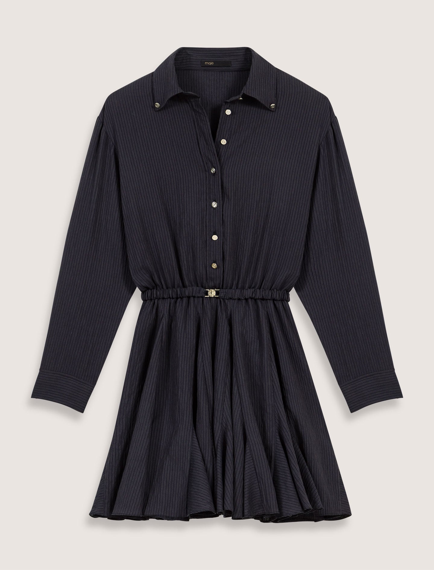 Vestido corto de crepé