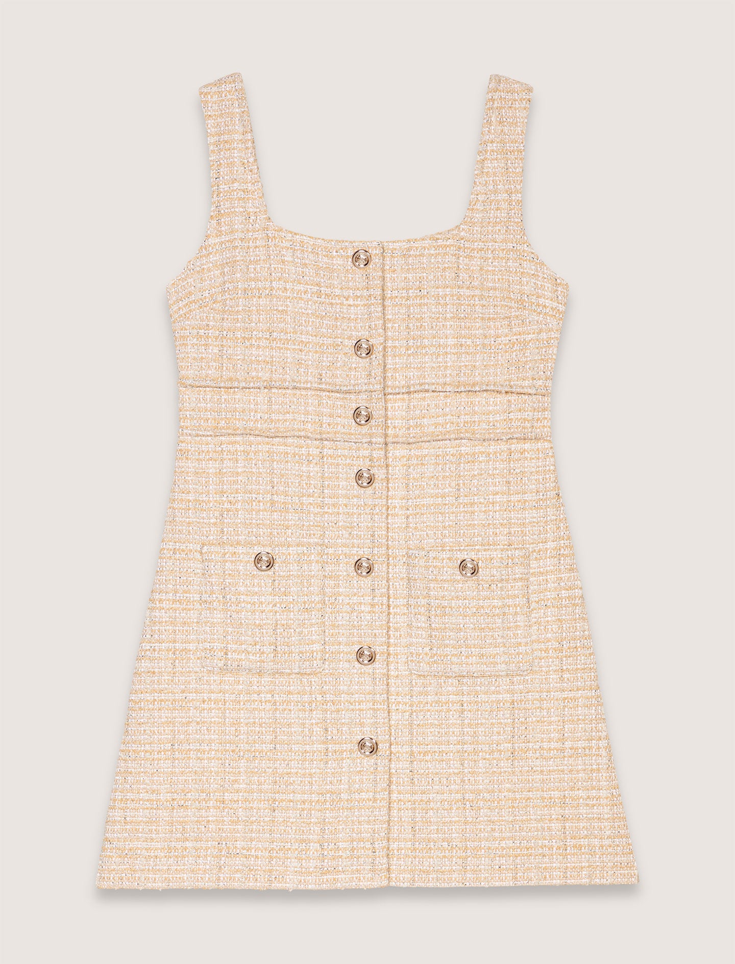 Vestido corto de tweed