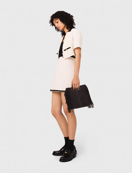 Vestido 2 en 1 de tweed