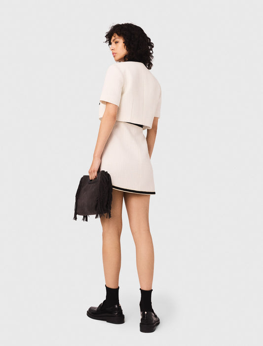 Vestido 2 en 1 de tweed