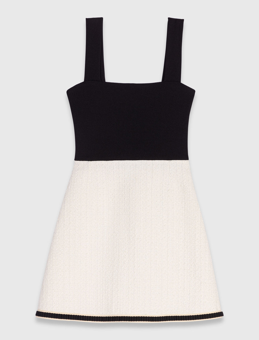 Vestido 2 en 1 de tweed