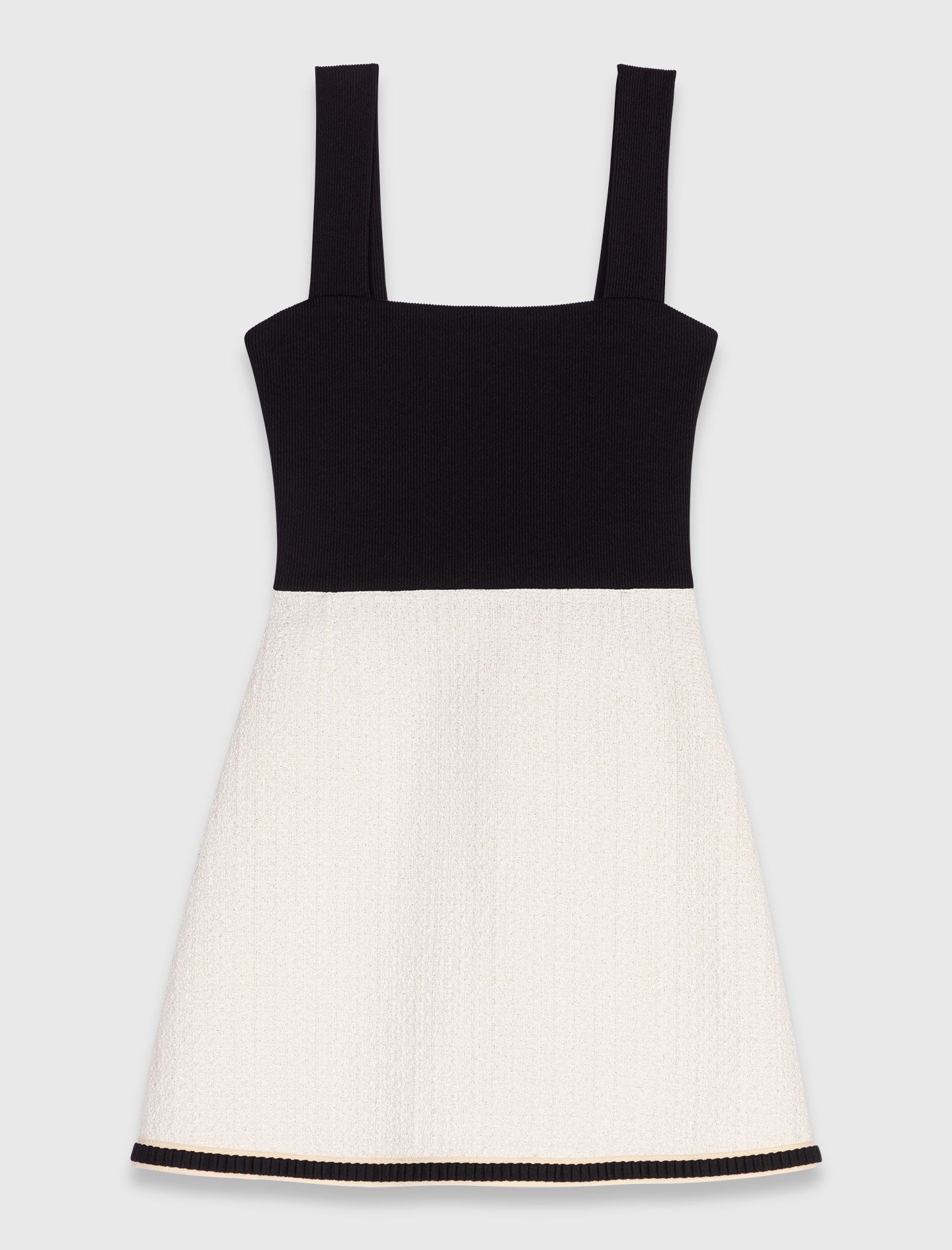 Vestido 2 en 1 de tweed