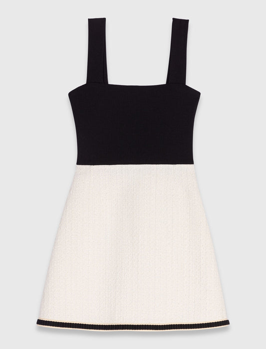 Vestido 2 en 1 de tweed