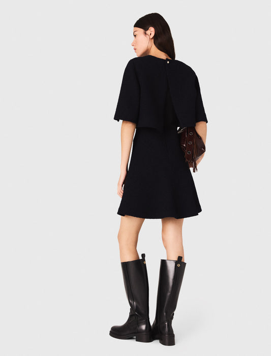 Vestido 2 en 1 de tweed