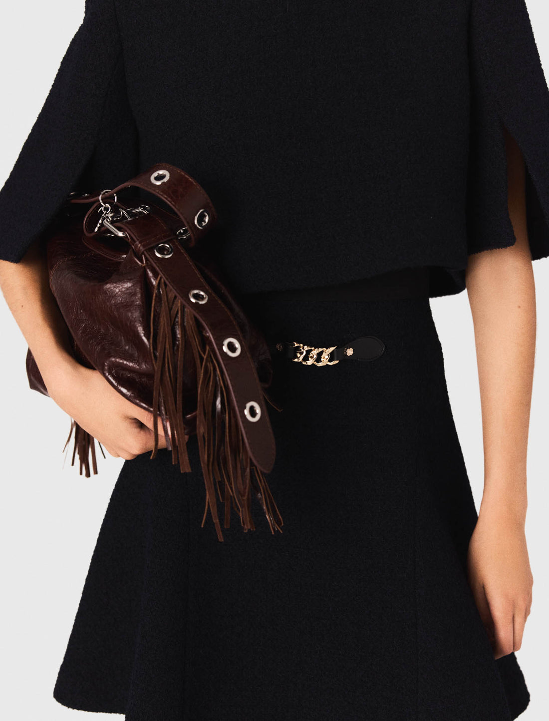 Vestido 2 en 1 de tweed
