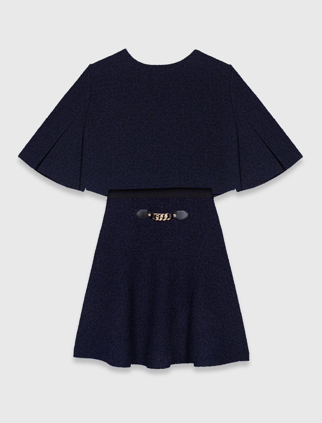 Vestido 2 en 1 de tweed