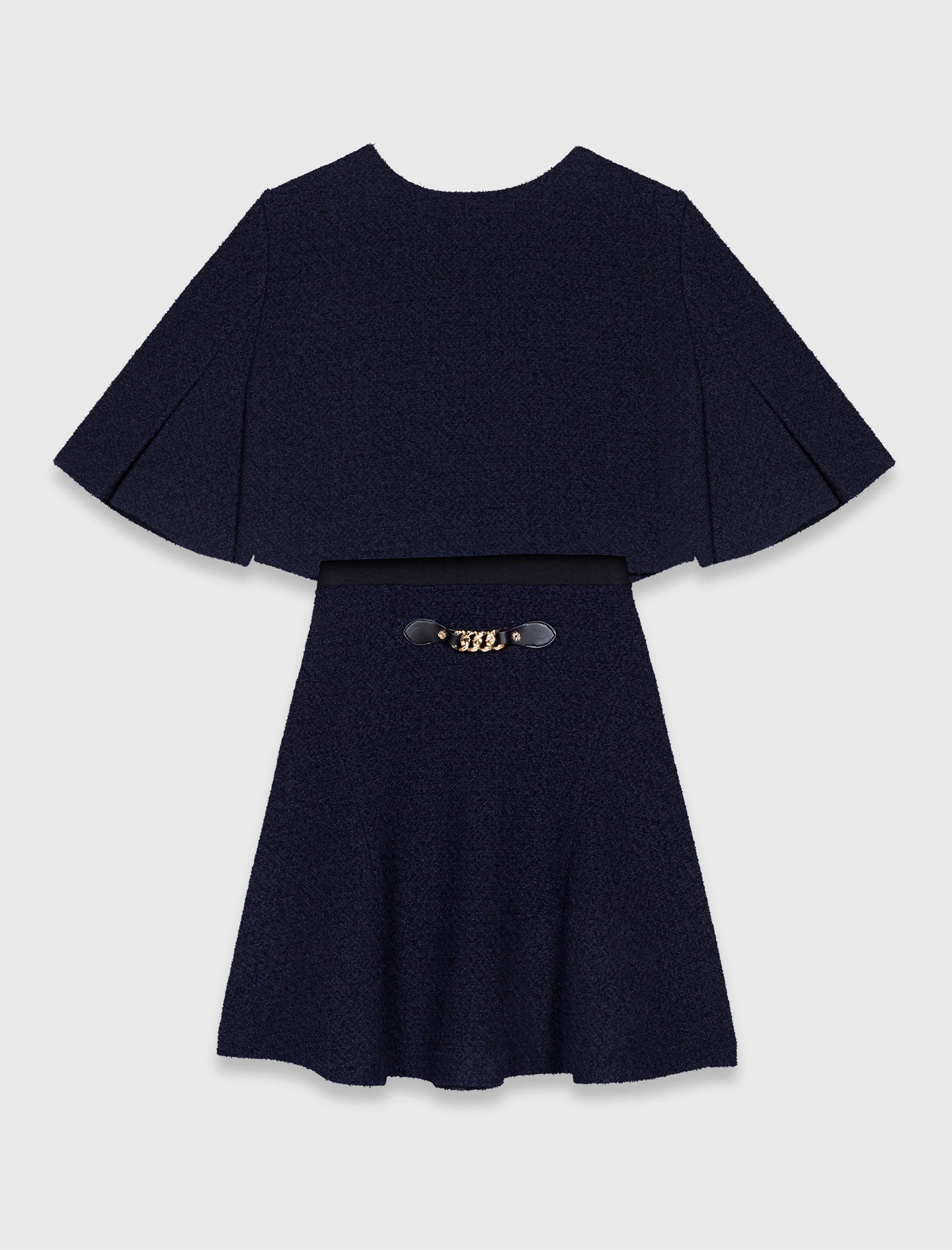 Vestido 2 en 1 de tweed