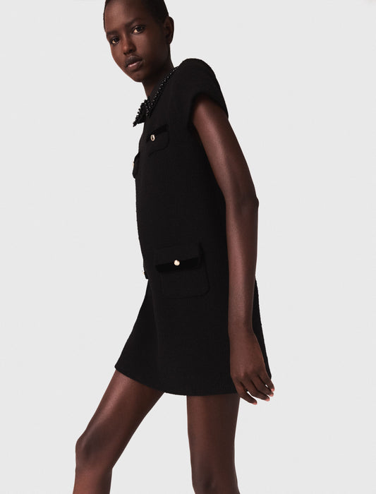 Vestido corto de tweed