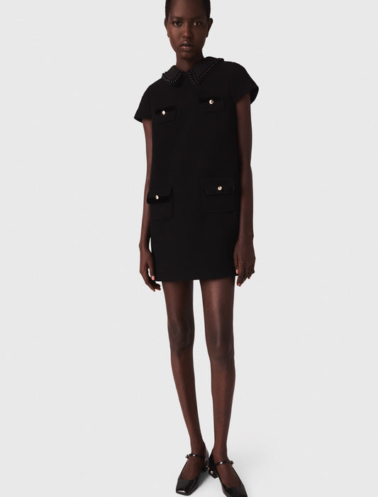 Vestido corto de tweed