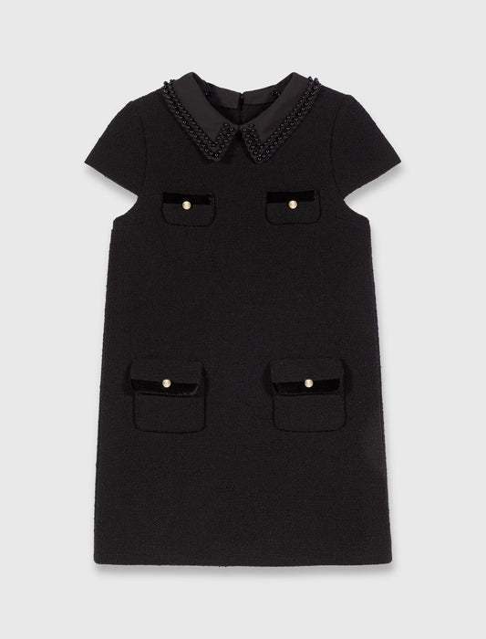 Vestido corto de tweed