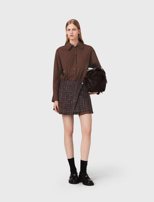 Vestido corto dos en uno