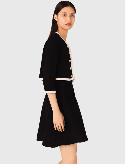 Vestido 2 en 1 efecto terciopelo