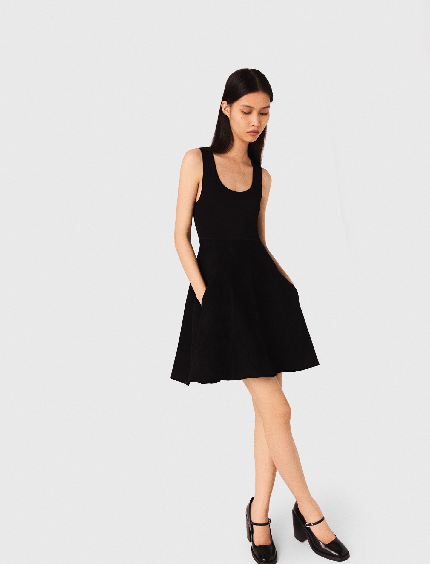 Vestido 2 en 1 efecto terciopelo