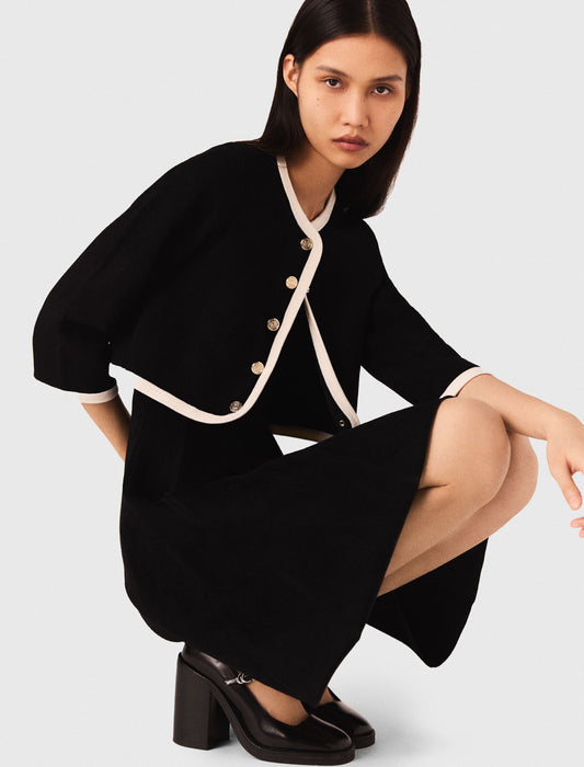 Vestido 2 en 1 efecto terciopelo