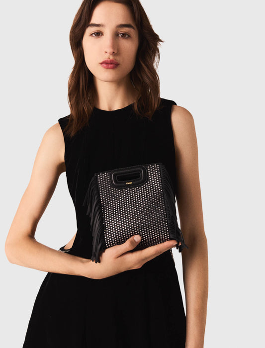 Vestido corto de terciopelo