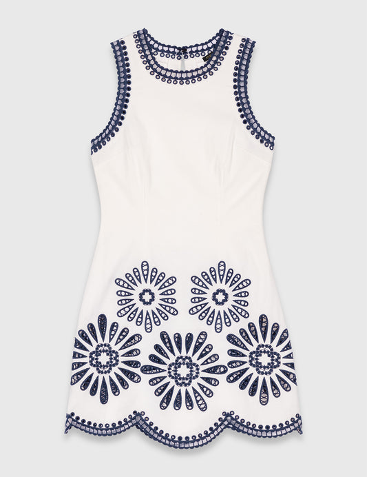 Vestido corto blanco
