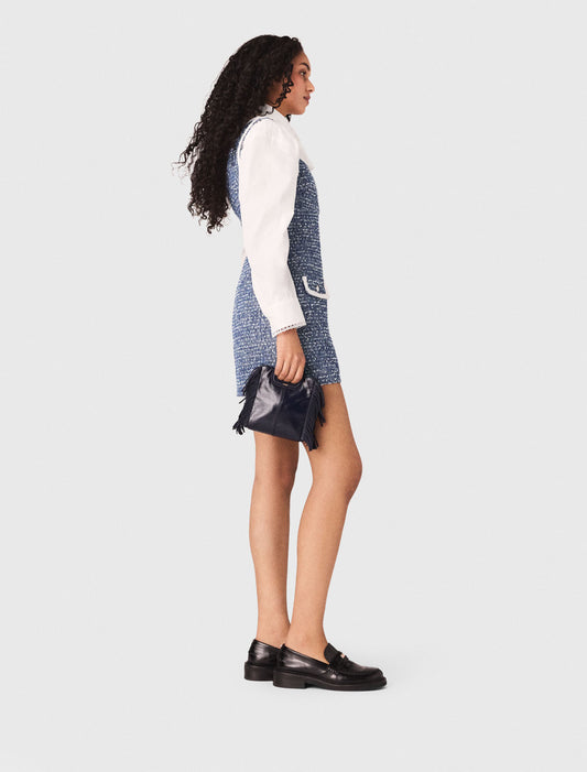 Vestido corto de tweed