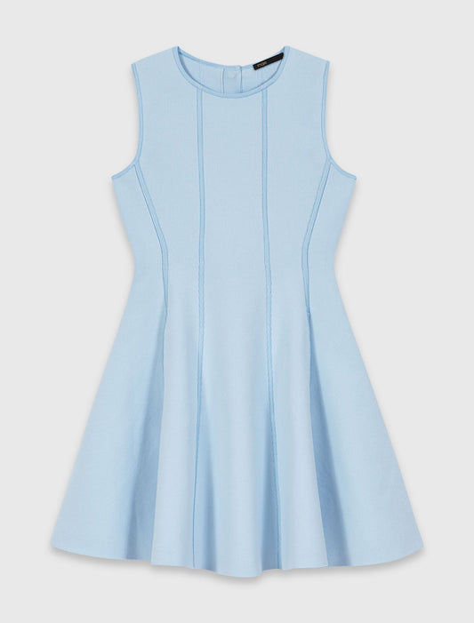Vestido skater con lazos decorativos