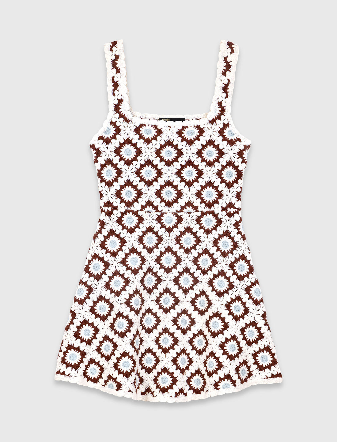 Vestido de ganchillo floral
