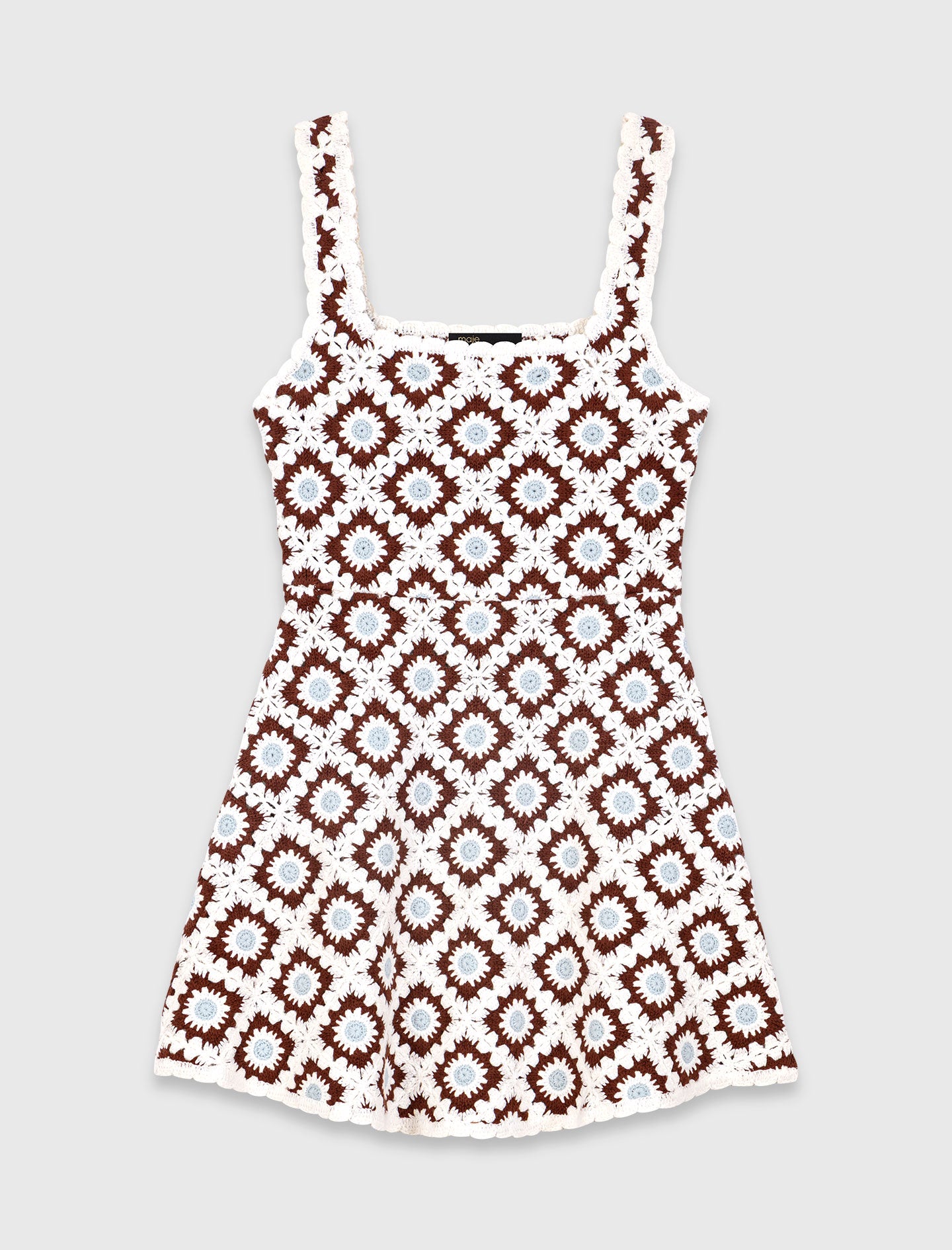 Vestido de ganchillo floral