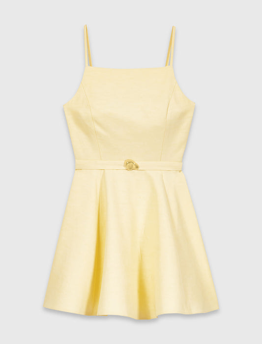Vestido acampanado con tirantes