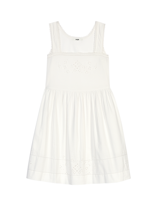 Vestido corto galones de encaje