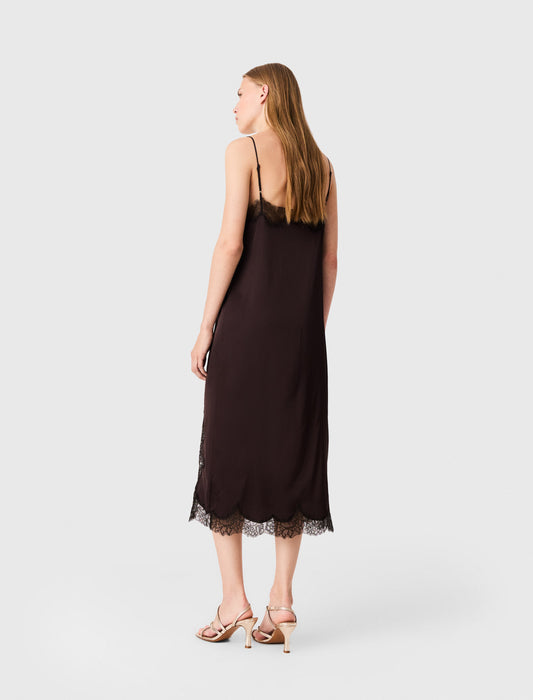Vestido lencero midi