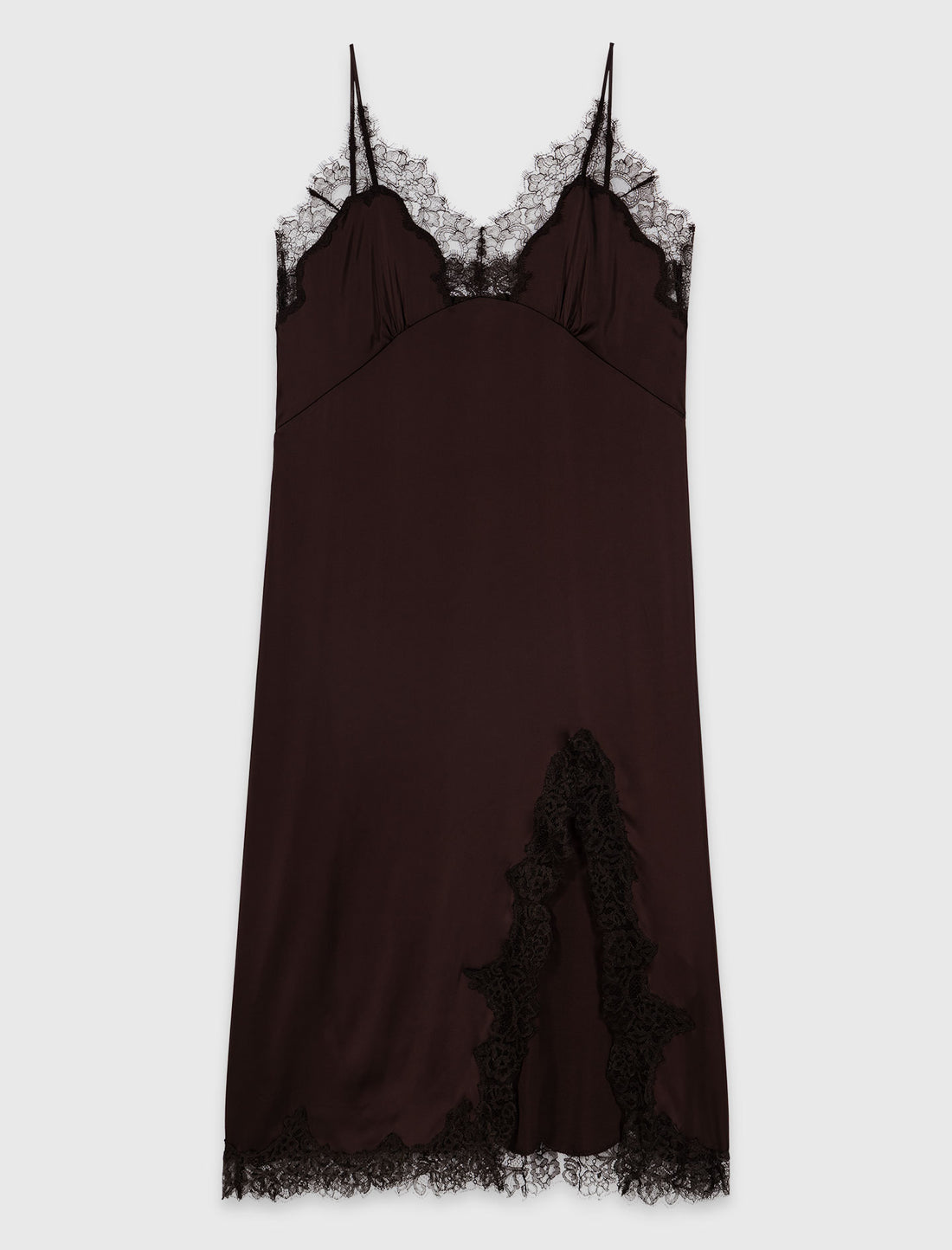Vestido lencero midi