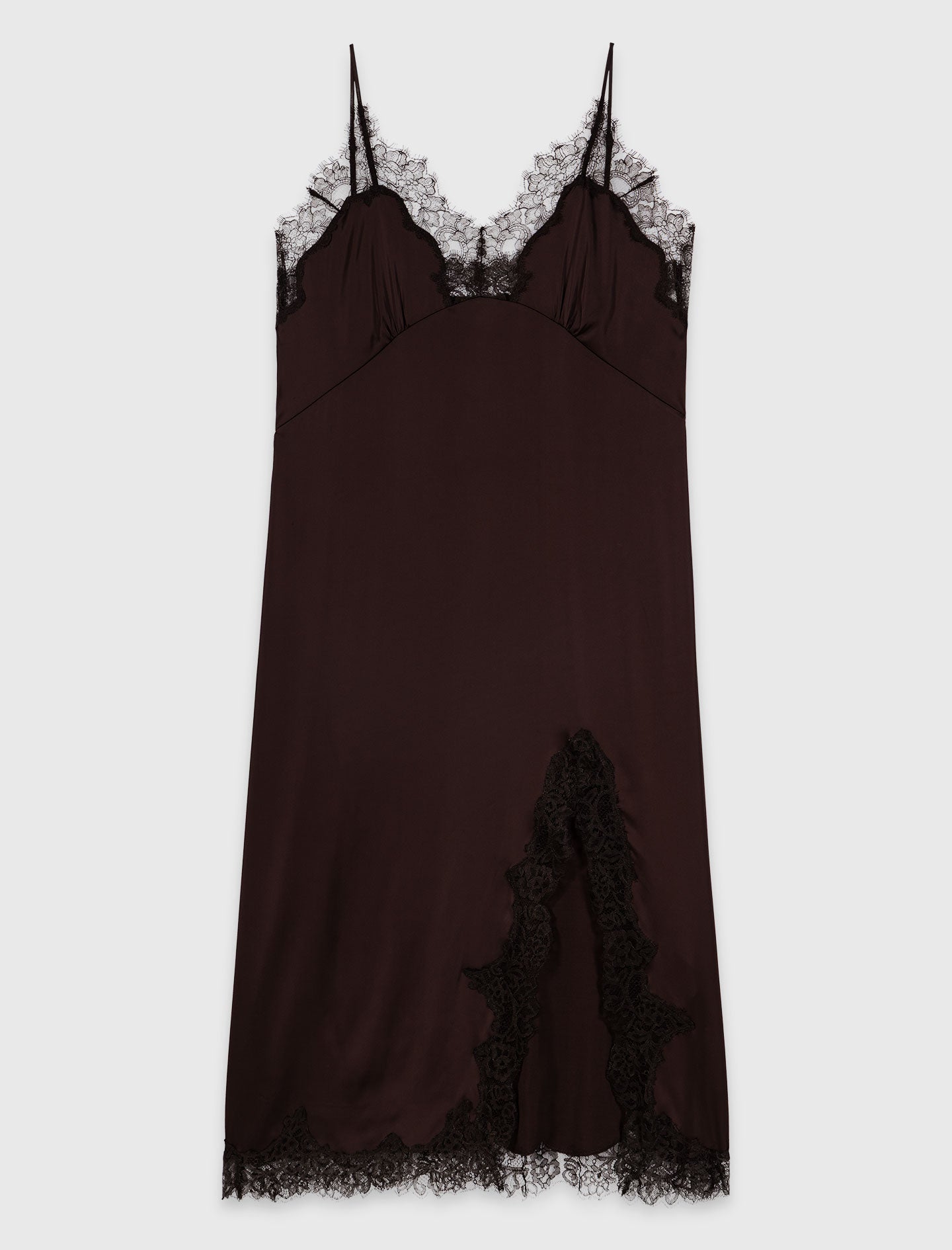 Vestido lencero midi
