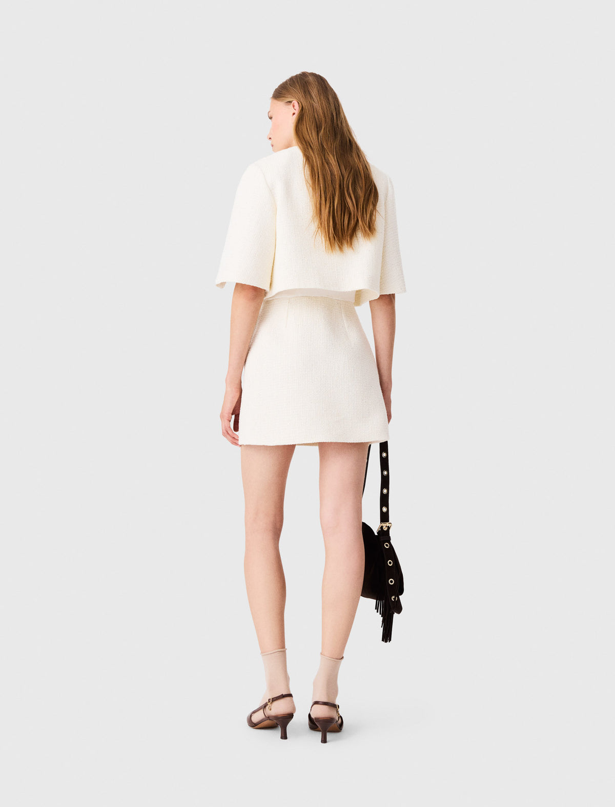 Vestido de tweed 2 en 1