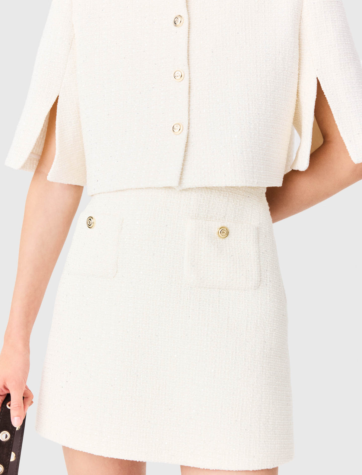 Vestido de tweed 2 en 1