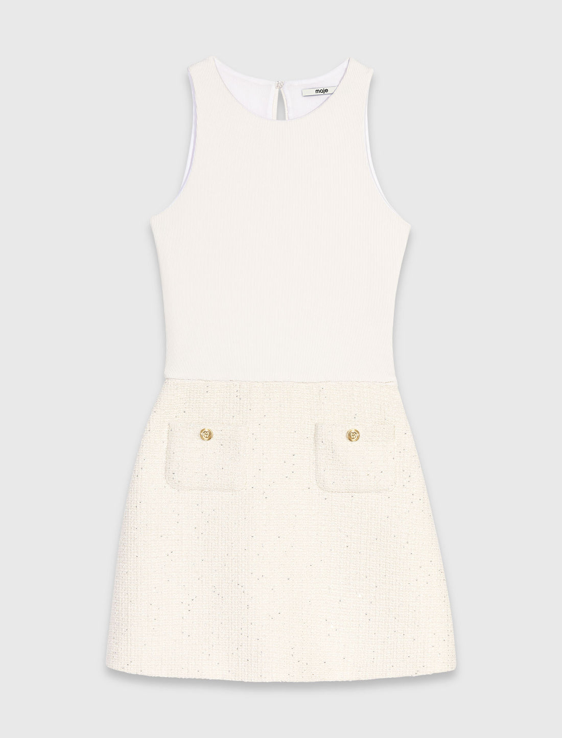 Vestido de tweed 2 en 1
