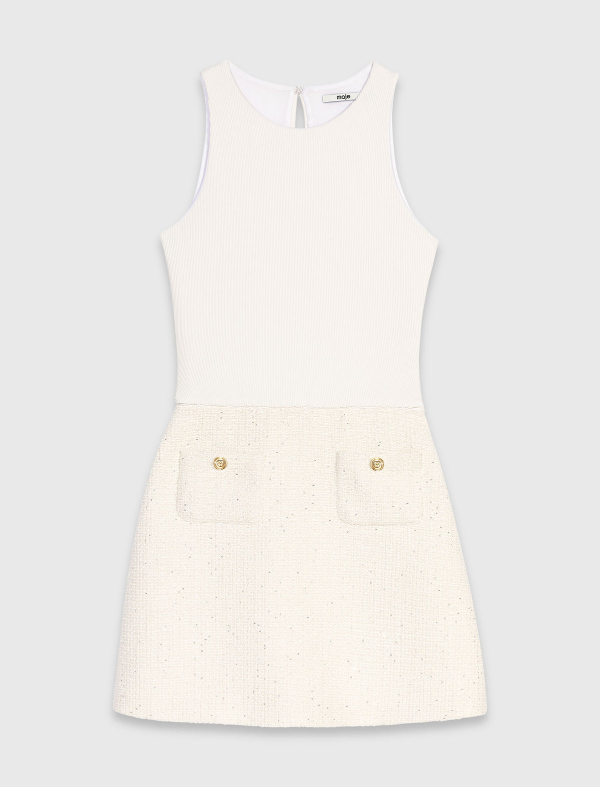 Vestido de tweed 2 en 1