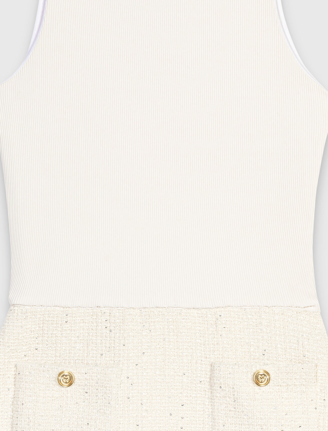 Vestido de tweed 2 en 1