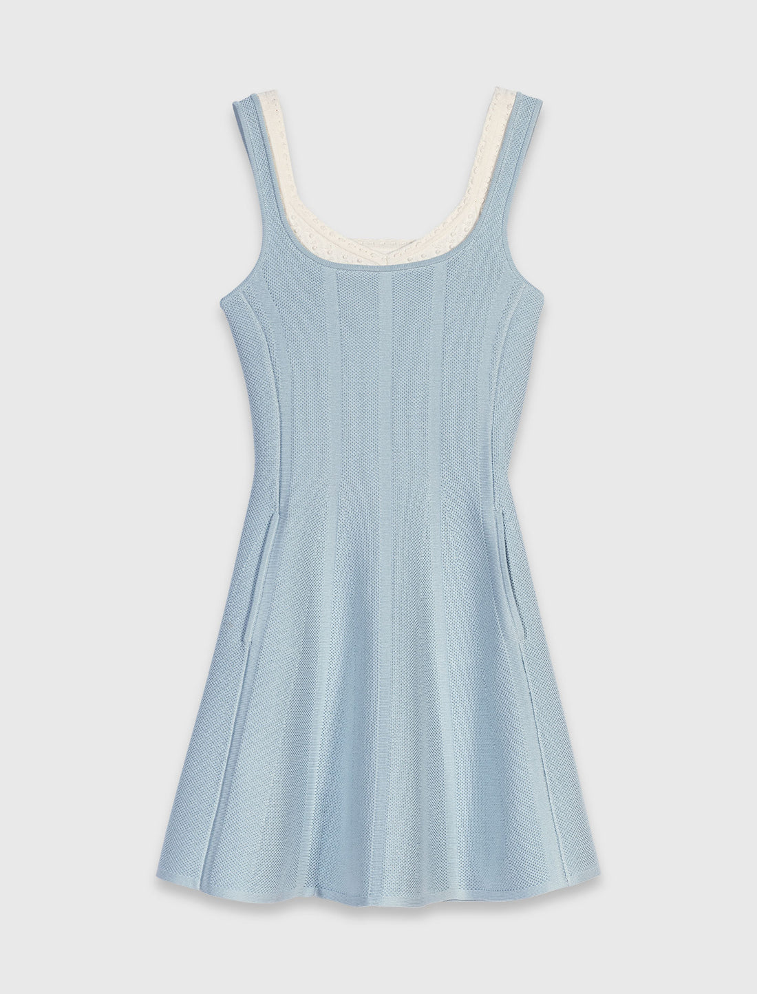 Vestido corto efecto 2 en 1